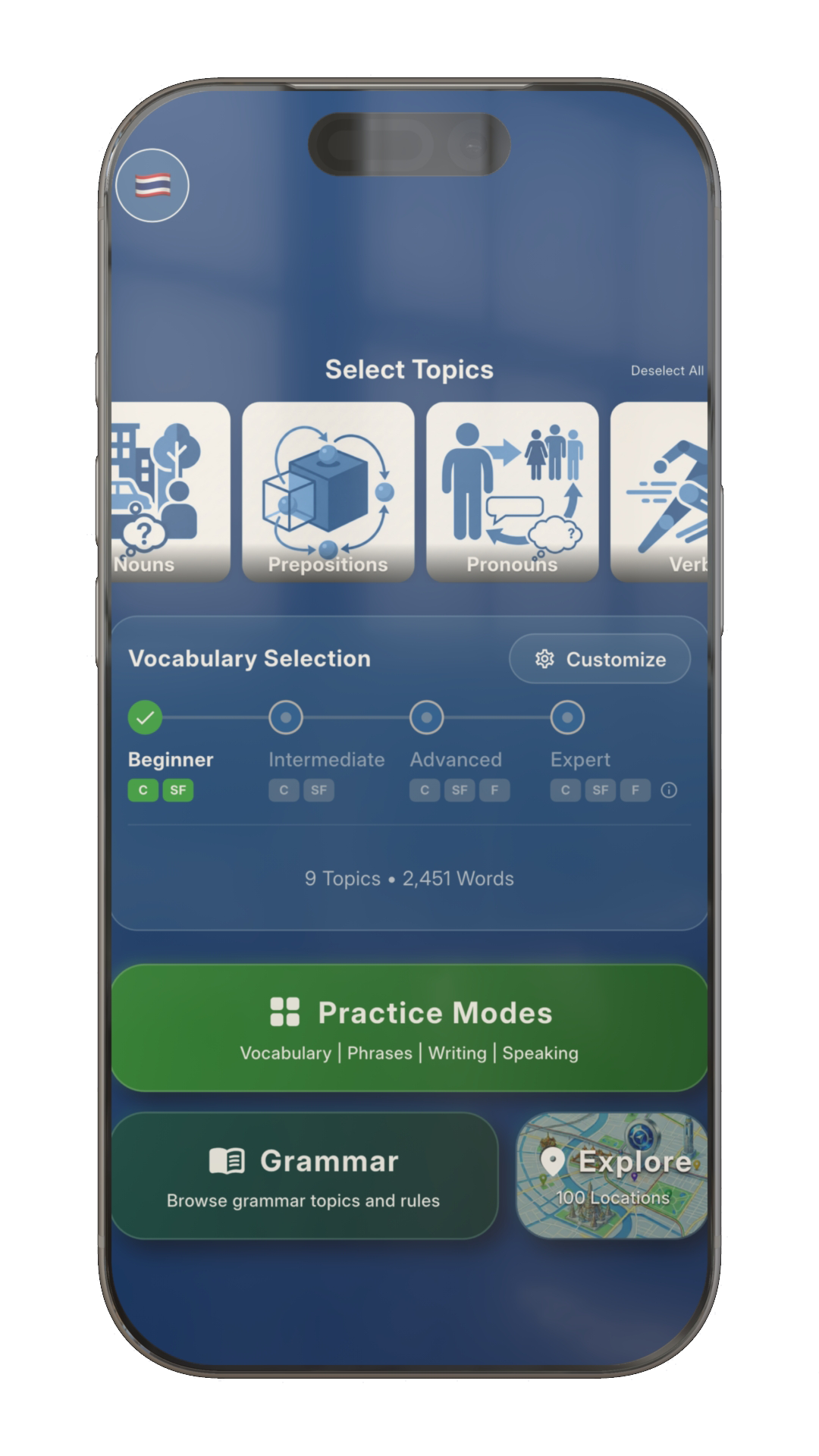 HearThai app on iPhone